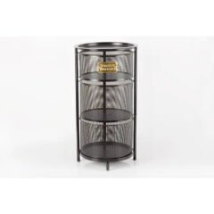 YILDIRAY METAL AÇ/KAPA SEBZELİK 3 KATLI TEKERLEKLİ