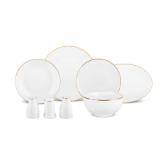 Karaca Bone Collection Floda 53 Parça 12 Kişilik Yemek Takımı Gold