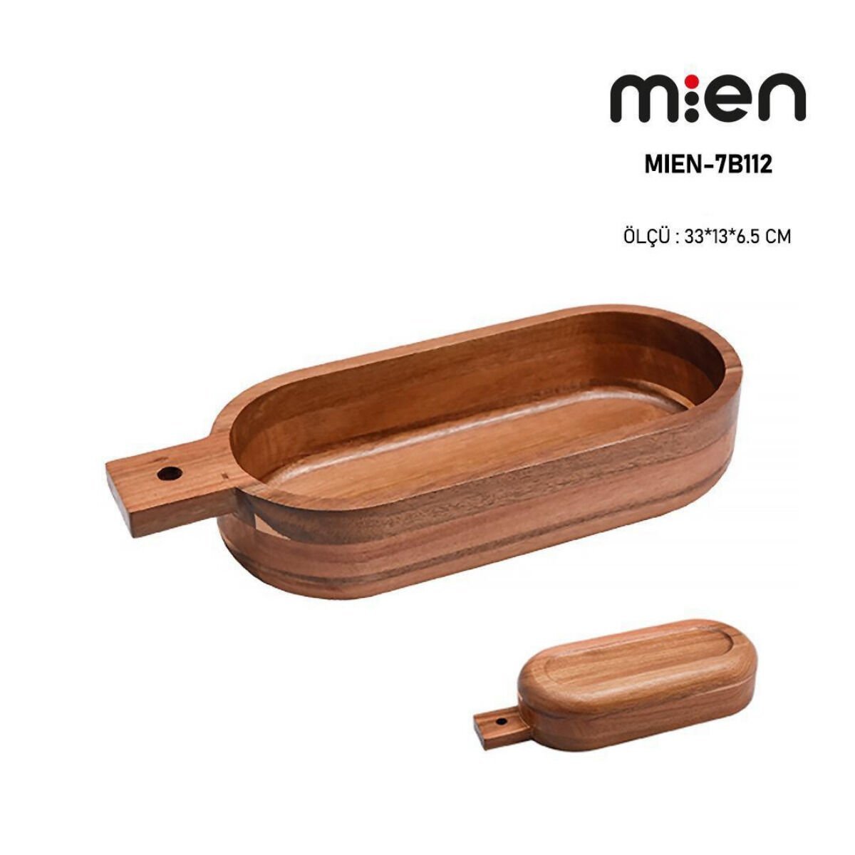 MİEN AKASYA DERİN SUNUMLUK 33 x 13 x 6,5 cm