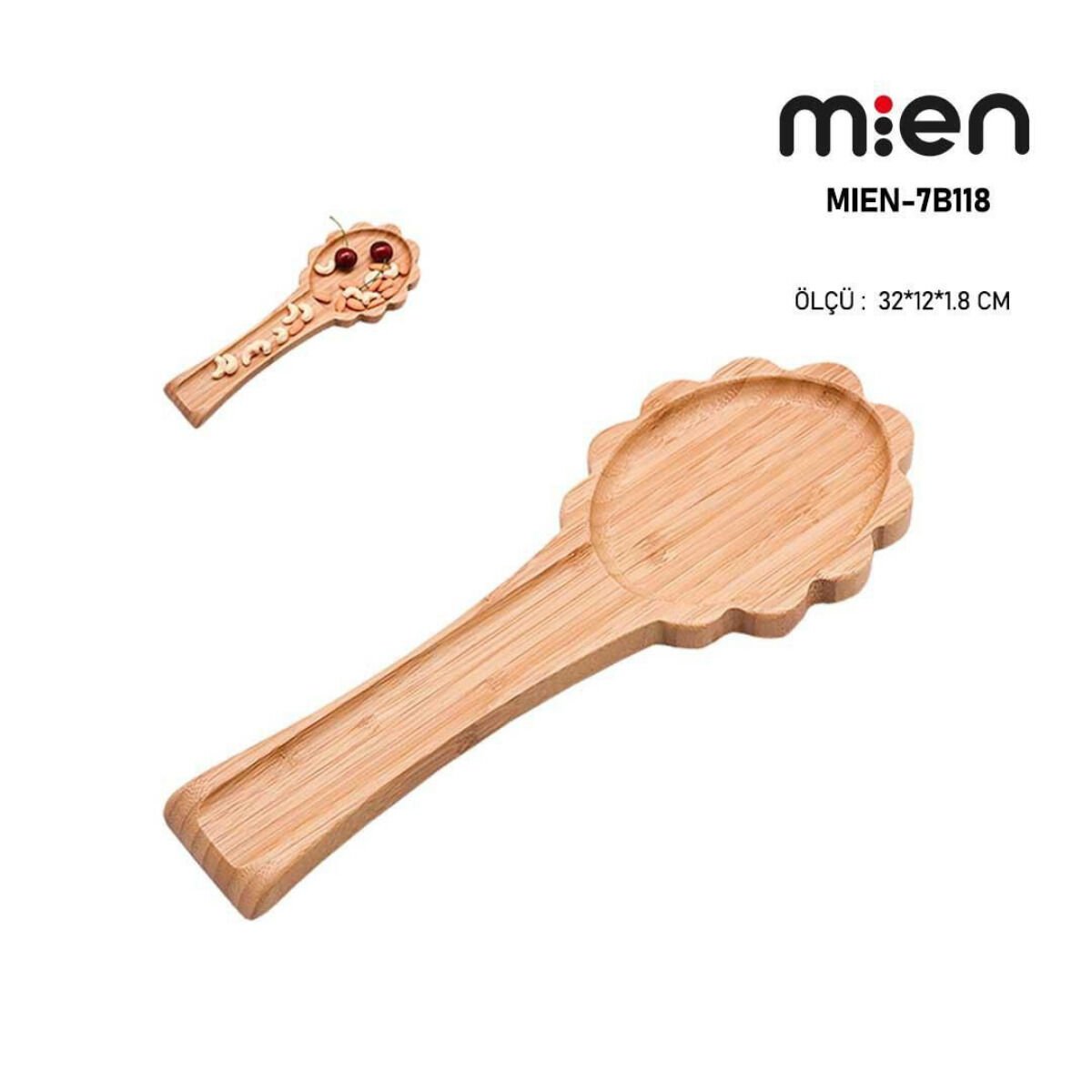 MİEN BAMBU KİRLİ KAŞIKLIK 32*12*1,8 cm