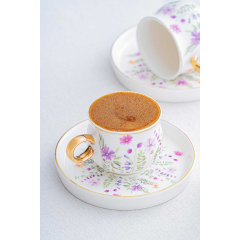 Acar Lidya 6 Kişilik Kahve Fincanı Takımı - 90 ml