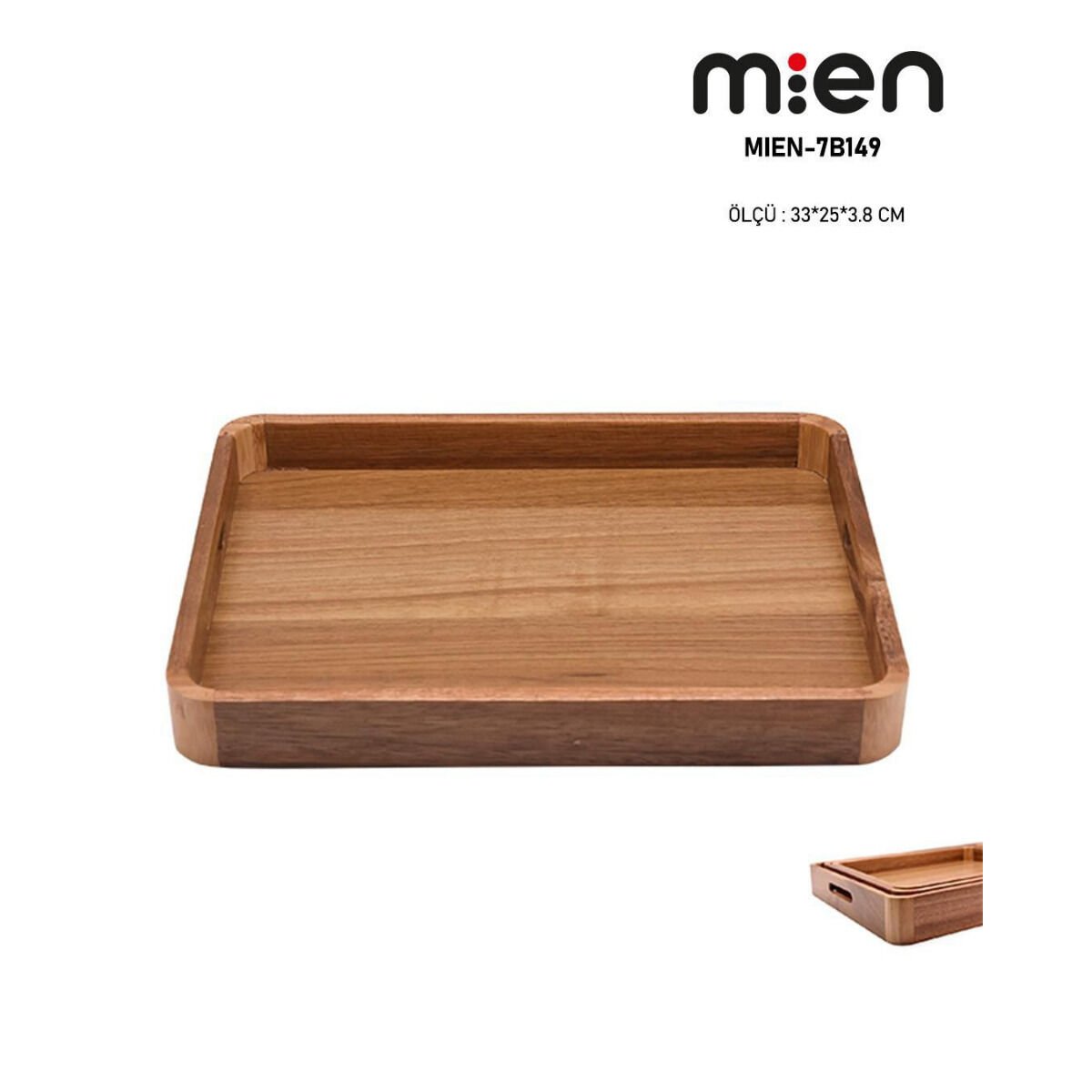 MİEN AKASYA TEPSİ 33 x 25 x 3.8 cm