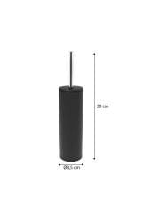 Primanova Cigo Wc Tuvalet Fırçası Mat Siyah İç Kısım Siyah