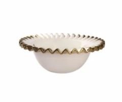 Roy King Daisy Yuvarlak 27cm Salata Kasesi Altın GBO 129