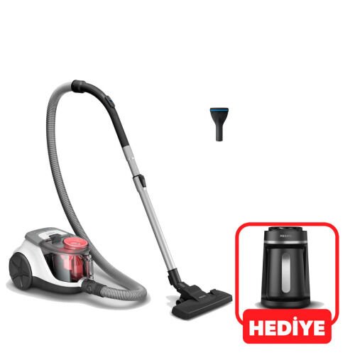 Philips XB2142/09-HDA150/61 Torbasız Süpürge Türk Kahve Makinesi Hediyeli
