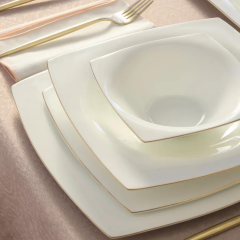 Karaca Dara Gold Fine Pearl 12 Kişilik Yemek Takımı, 58 Parça