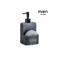 MİEN E/1 POLYRESİN HAZNELİ SIVI SABUNLUK SİYAH