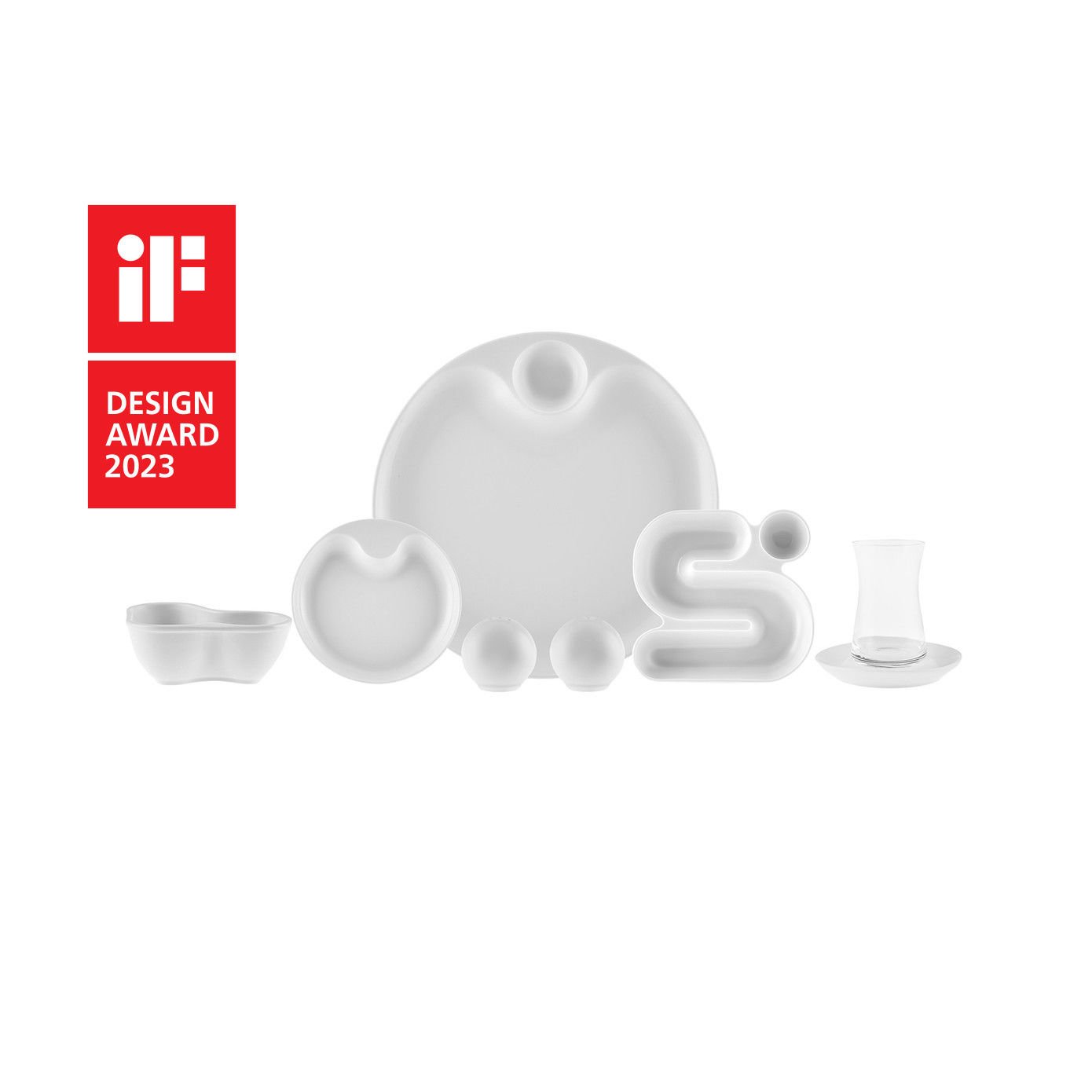 Karaca Streamline Salsa Fine Bone 26 Parça 6 Kişilik Kahvaltı/Servis Takımı