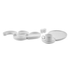 Karaca Streamline Waterway New Bone 29 Parça 6 Kişilik Kahvaltı/Servis Takımı