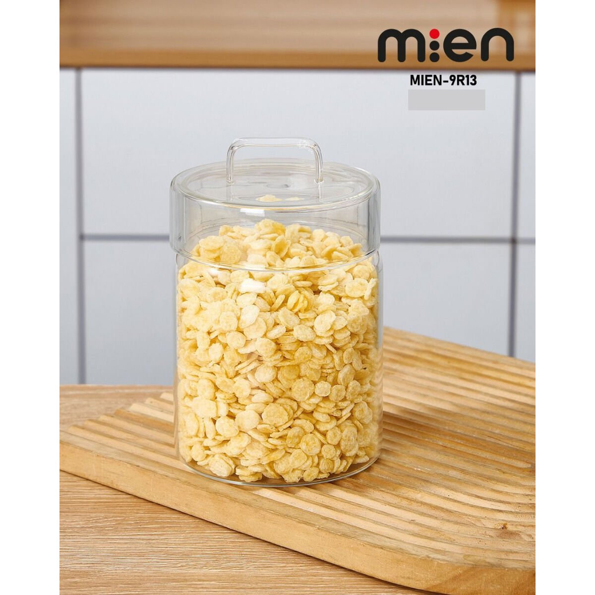 MİEN YUVARLAK CAM KAVANOZ 600 ml