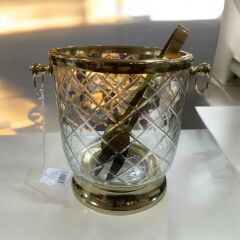 LAMEDORE DC MAŞALI BUZ KOVASI GOLD 21,5X15X18,5 CM