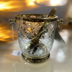 LAMEDORE DC MAŞALI BUZ KOVASI GOLD 21,5X15X18,5 CM