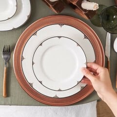 Karaca Elegance Bone Nora 74 Parça 12 Kişilik Yemek Takımı