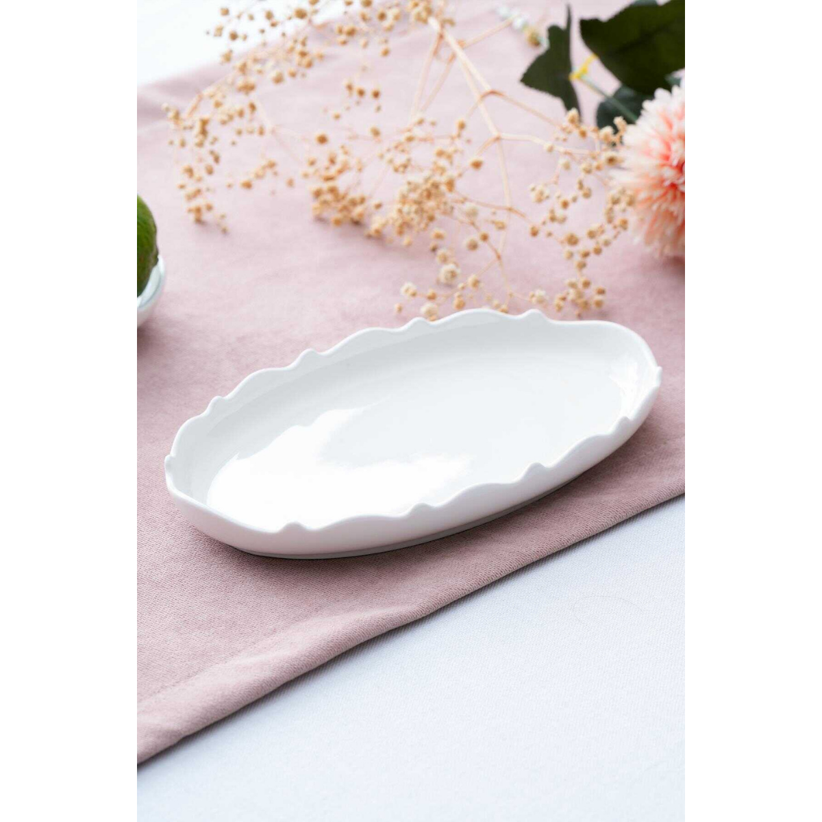 Acar Nirvana Oval Sunum Tabağı - 20 cm
