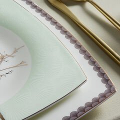 Karaca Fine Pearl Banyan 58 Parça 12 Kişilik Yemek Takımı Gold