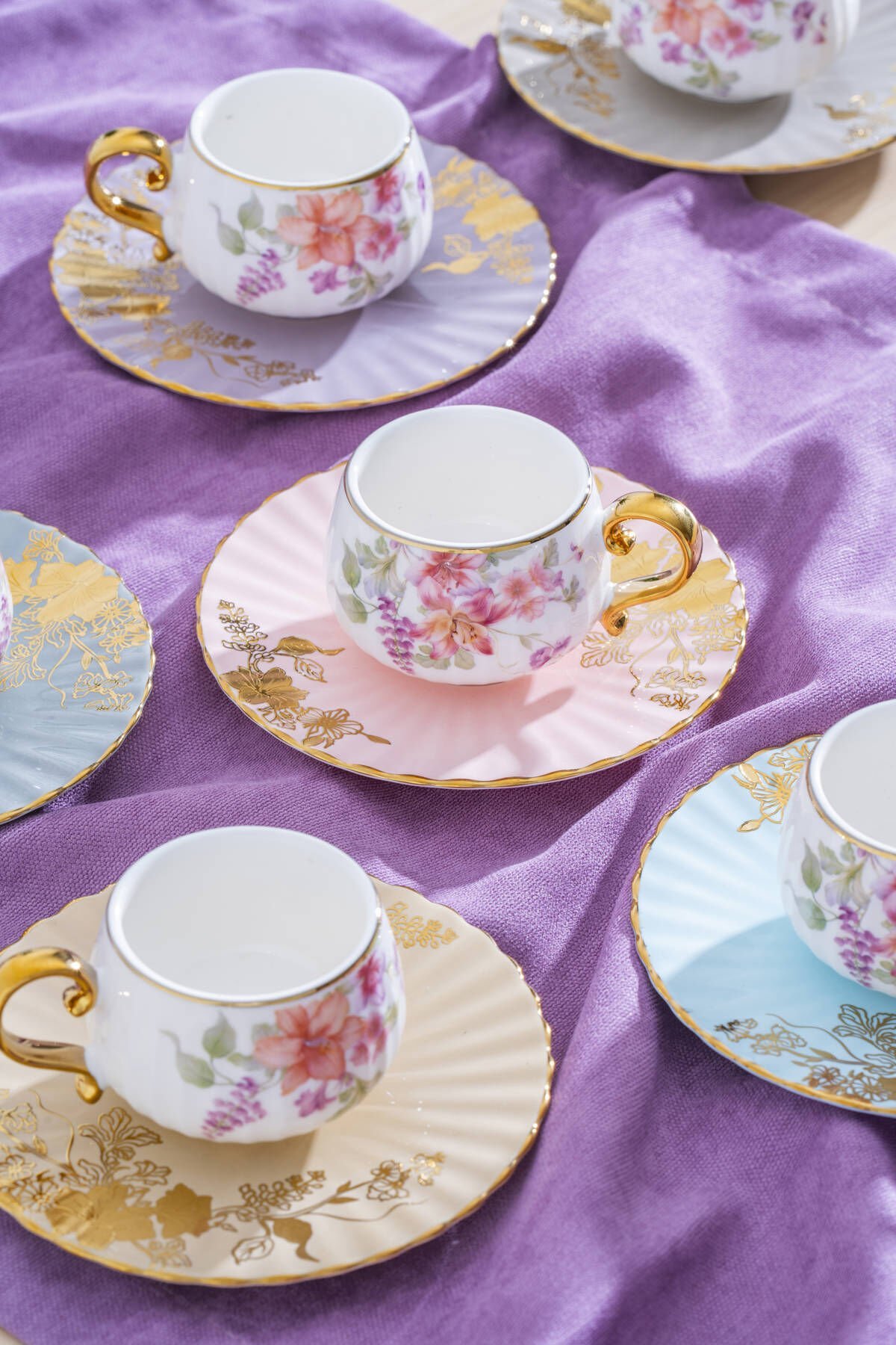 Acar Dovy 6 Kişilik Kahve Fincan Takımı - 90 ml