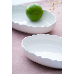 Acar Nirvana Oval Sunum Tabağı - 16.5 cm