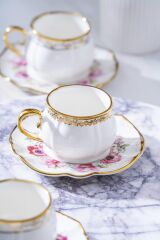 Acar Sienna 6 Kişilik Kahve Fincanı Takımı - 90 ml