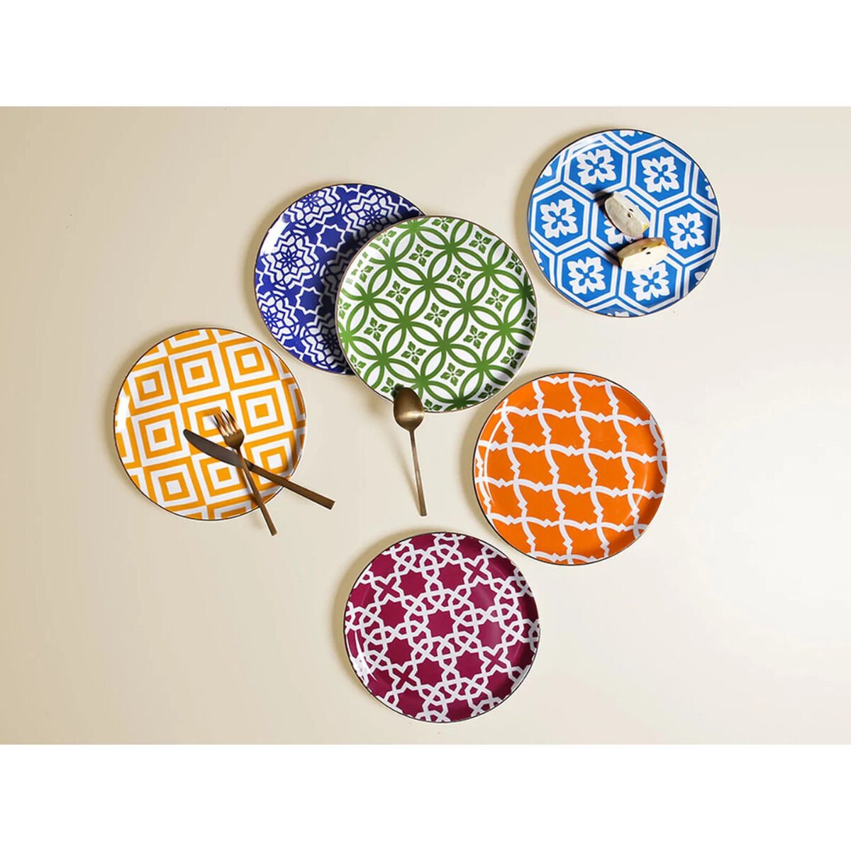 Porland Morocco 6 Kişilik Pasta Takımı 20cm