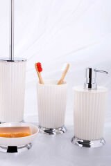 Primanova Nely Banyo Seti - Beyaz