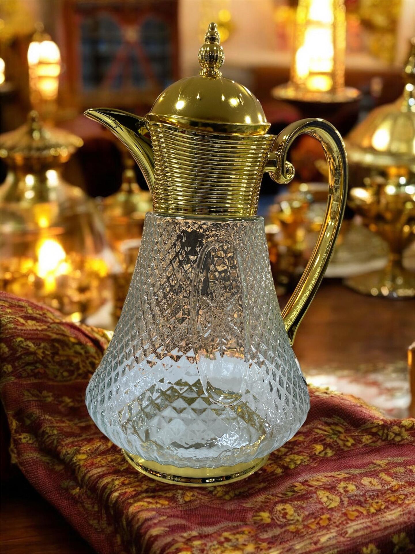 ROYKİNG NURBANU SÜRAHİ ŞERBETLİK 1.8 LİTRE GOLD CTR 001