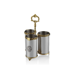 Lamedore Black Pearl Halatlı Ottomans Stand 1MG-13642