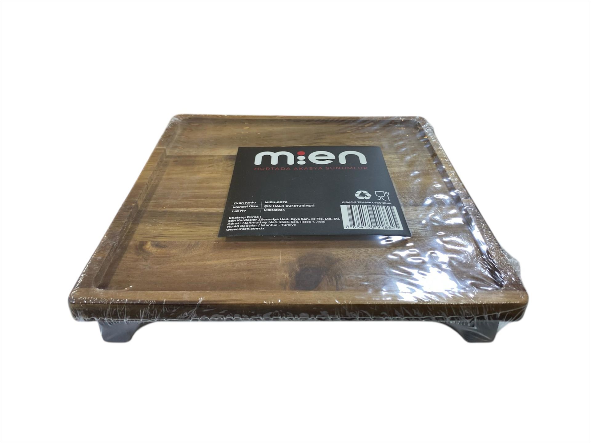 MİEN AKASYA AYAKLI KARE SUNUMLUK