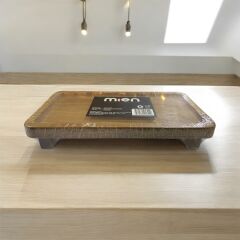 MİEN AKASYA AYAKLI DİKDÖRTGEN SUNUMLUK