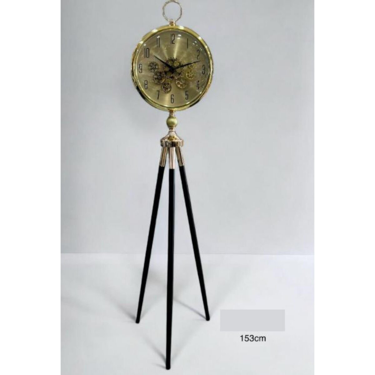 DecoVien Tripod Ayaklı Dekoratif Çarklı Saat – 153 cm