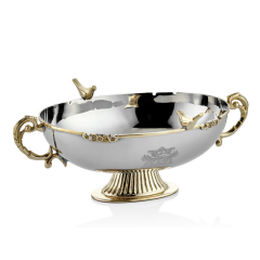 BLACK PEARL KUSLU KULPLU KUCUK DEKORATIF KASE 35X17X15 CM 1MG-98S