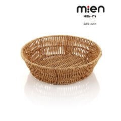 MİEN RATTAN YUVARLAK EKMEK SEPETİ 24 CM