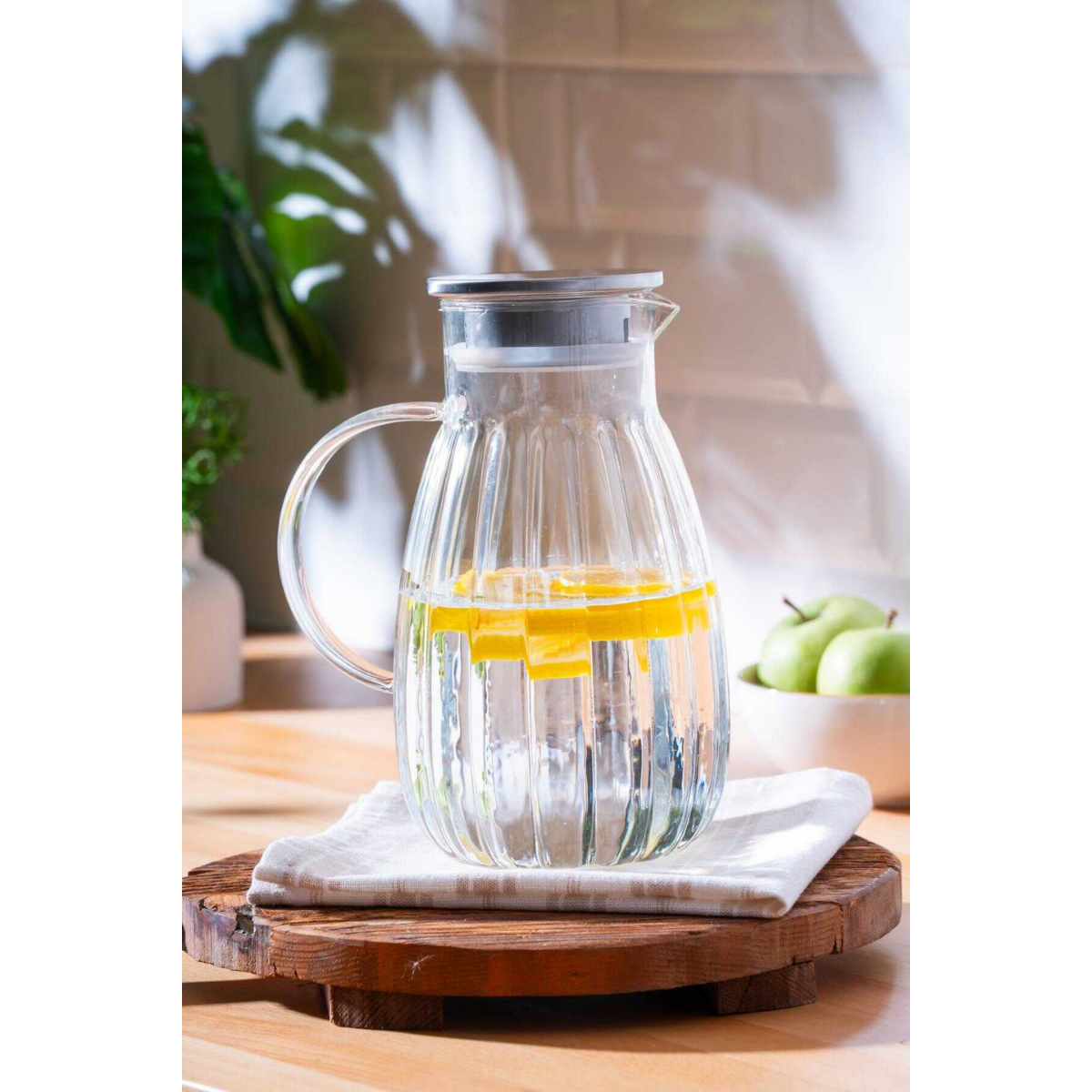 Acar Borosilikat Cam Sürahi - 1800 ml