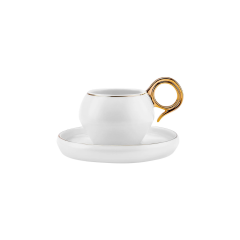 Karaca Venüs Gold 2 Kişilik Kahve Fincan Takımı 135 ml