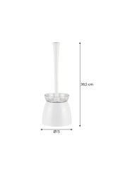 Primanova Duo Beyaz Gövde Sap Beyaz Tuvalet Fırçası