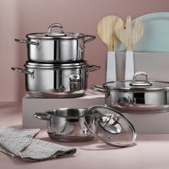 Aryıldız Aria 8 Parça Tencere Seti