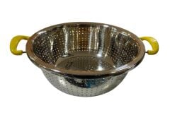 ENFA 28 cm Renkli Bakalit Kulplu Makarna ve Pirinç Süzgeci