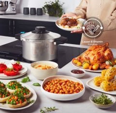 Karaca Quick and Safe İndüksiyon Tabanlı Düdüklü Tencere Seti 4+6 Lt