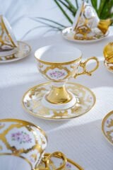 Acar Florcita 6 Kişilik Kahve Fincan Takımı - 100 ml