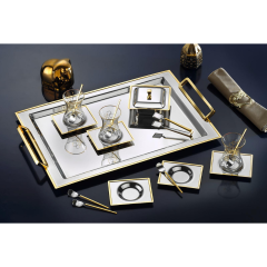 Tiamo Oslo Gold 40 Parça Çay Seti 18/10 Cr-Ni