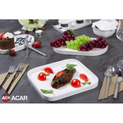 ACAR PORSELEN SERVİS 28 cm KARE TABAK