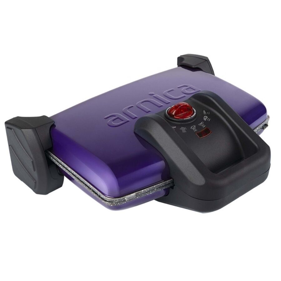 Arnica Ayvalık Granit Izgaralı Tost Makinesi Mor