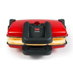 Arnica Ayvalık Granit Izgaralı Tost Makinesi Kırmızı