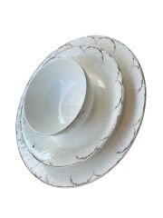 Royking Queen Silva 58 Parça 12 Kişilik Yemek Takımı