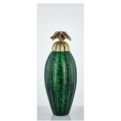 LAMEDORE LINEAL SMALL GREEN GLASS JAR 17X17X38 CM