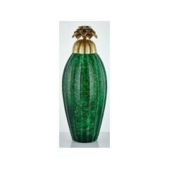 LAMEDORE LINEAL LARGE GREEN GLASS JAR 23X23X55 CM