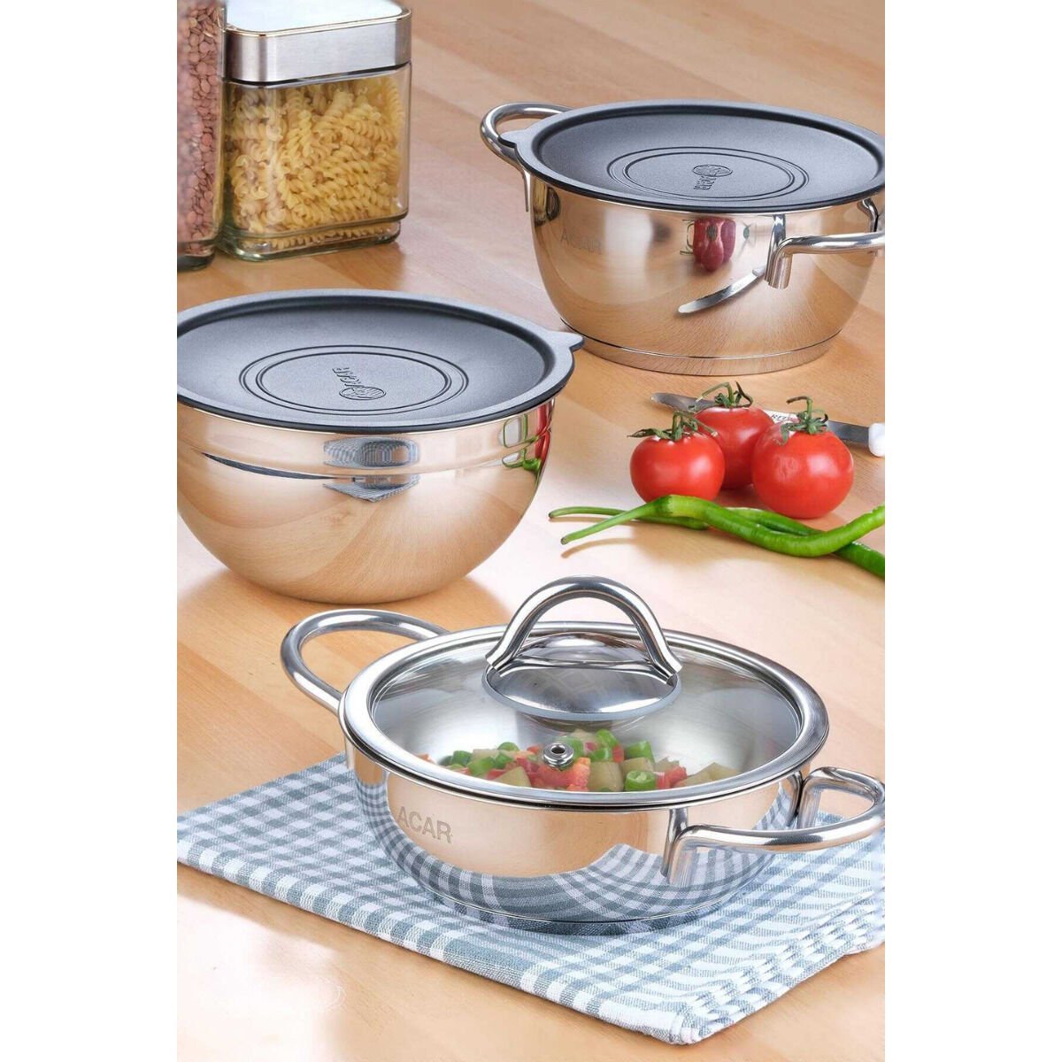 Acar Karat Viola 6 Parça Tencere Seti