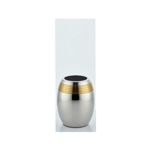 LAMEDORE LINES NICKEL GOLD SMALL VASE 11X11X15 CM