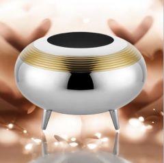 LAMEDORE LINES NICKEL GOLD FAT VASE 25X25X17 CM