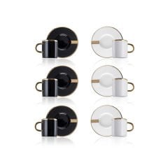 Acar Luxe 6 Kişilik Kahve Fincanı Takımı - 90 ml