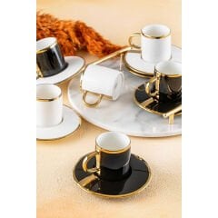 Acar Luxe 6 Kişilik Kahve Fincanı Takımı - 90 ml
